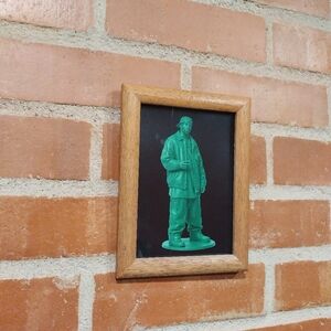 Big L Vintage Hip Hop Plastic Army Man Framed Art Print By Neon Nicho